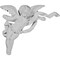 Ekena Millwork 5 1/8"W x 6 5/8"H x 1 1/8"P Angel Onlay, Left ONL05X06X01AN-L - alternate 1